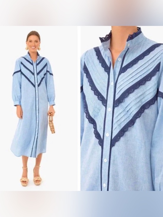 Pomander Place Dresses & Skirts - ⭐️Pomander Place by Tuckernuck Jolene Chambray Midi Dress⭐️